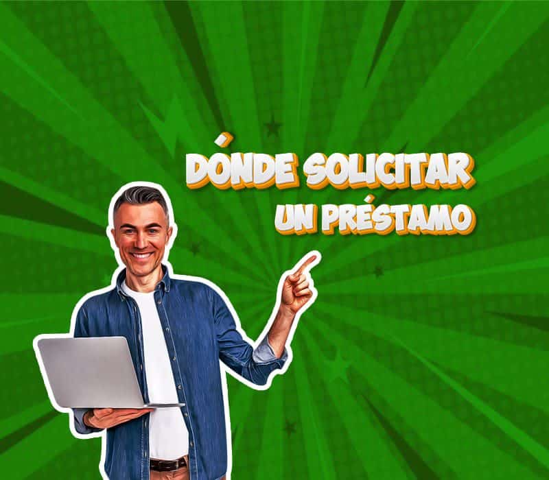 Adulto mayor buscando dónde solicitar un préstamo