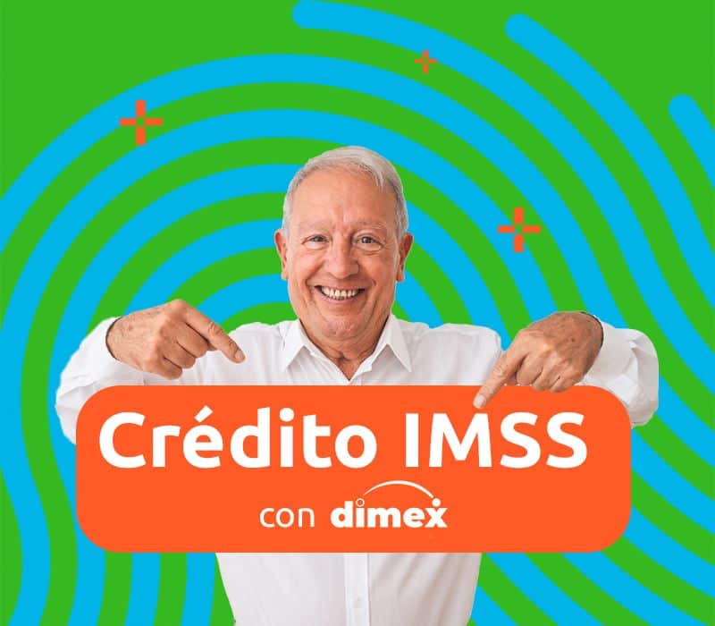 Adulto mayor solicitando un crédito IMSS en Dimex