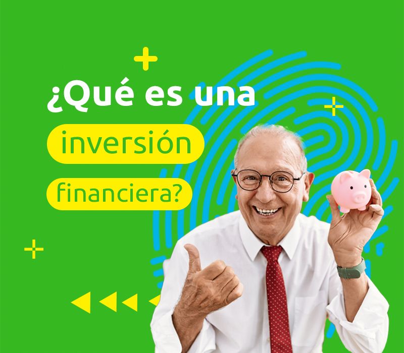 Adulto mayor sonriente descubriendo qué es una inversión financiera