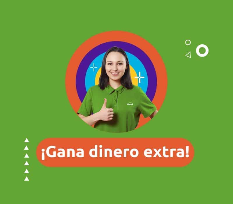 Promotor de Dimex ganando dinero extra