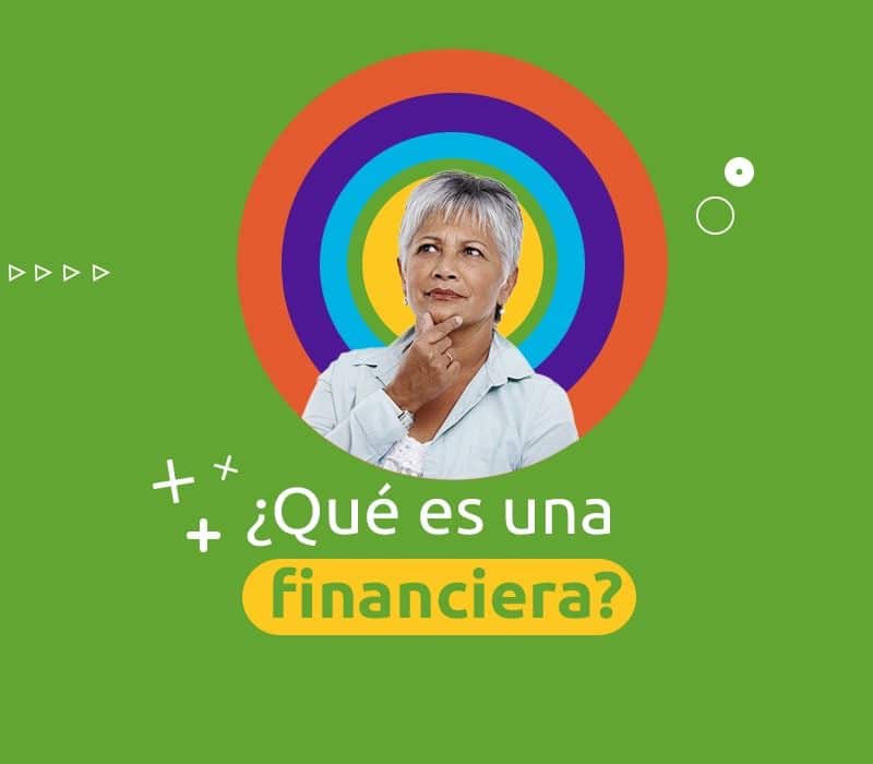 Persona pensando en lo qué es una financiera