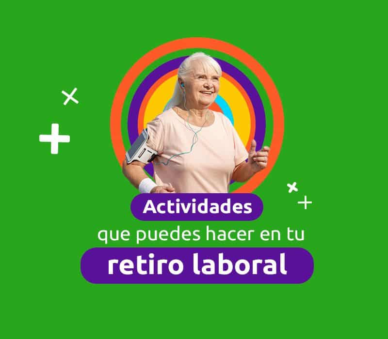 Persona realizando actividades después de su retiro laboral