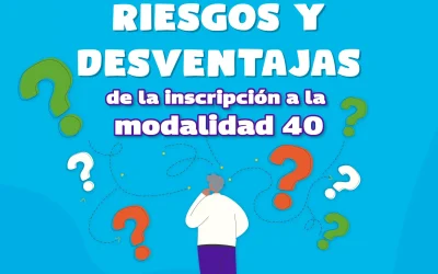 Riesgos y desventajas de la inscripción a la modalidad 40, ¡toma en cuenta estos puntos antes de tramitarla!