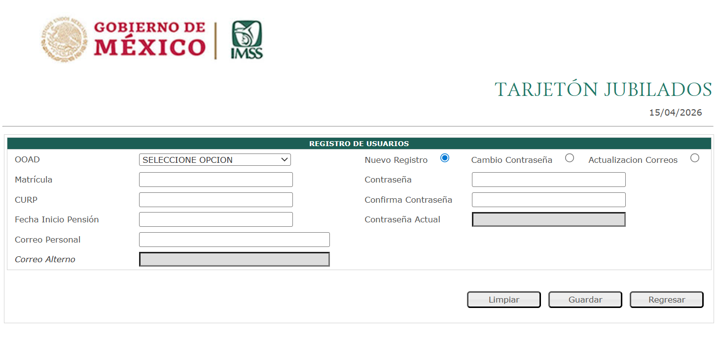 Trámite Tarjetón Digital IMSS 2026