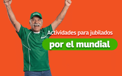 Actividades para adultos mayores en temporada futbolera.